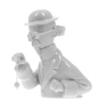 Porcelain Bust Prof Calculus