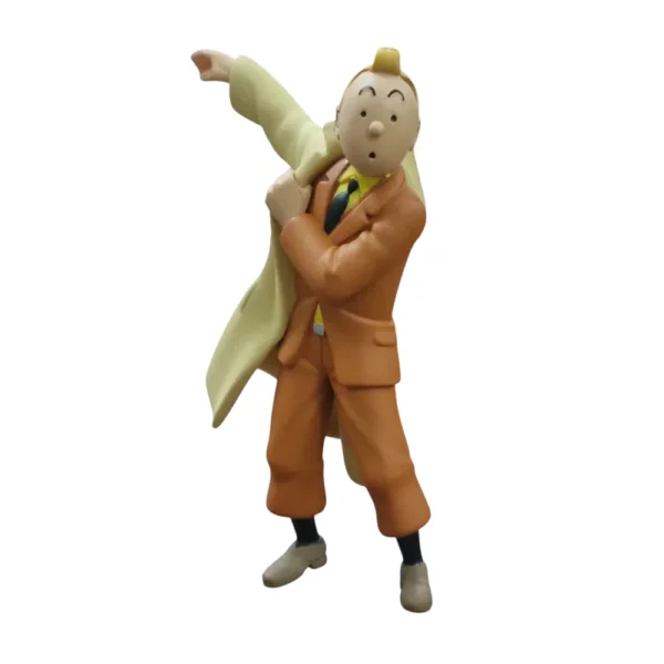 tintin puts its trench pvc figure collectible