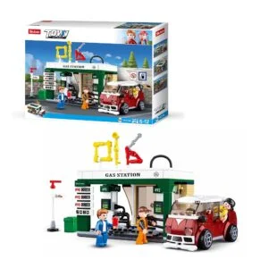 Sluban Building Blocks Town-Petrol Station M38-B0759B