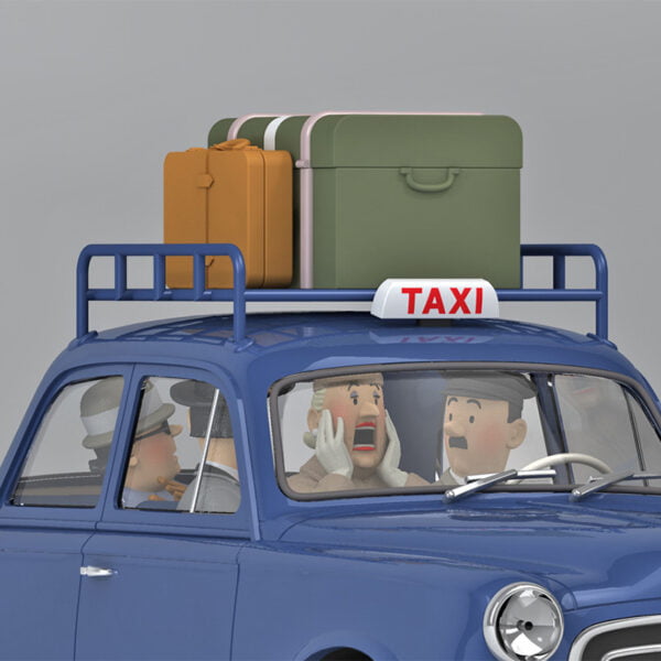 Tintin Car #32 1/24 Scale The Marlinspike Taxi Diecast Car Model for Collectors 14+ Years - Image 2