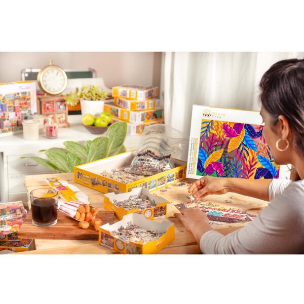 Brain Tree - Colorful Plant 1000 piece puzzle for adults - Image 3