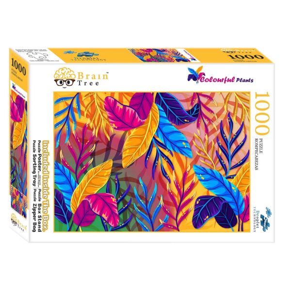 Brain Tree - Colorful Plant 1000 piece puzzle for adults - Image 4