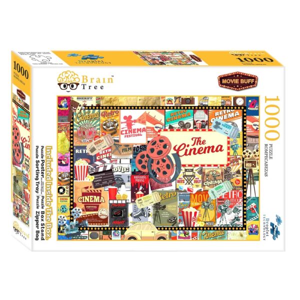 Brain Tree - Movie Buff 1000 piece puzzle for adults