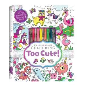 Hinkler Kaleidoscope Colouring Kit: Too Cute