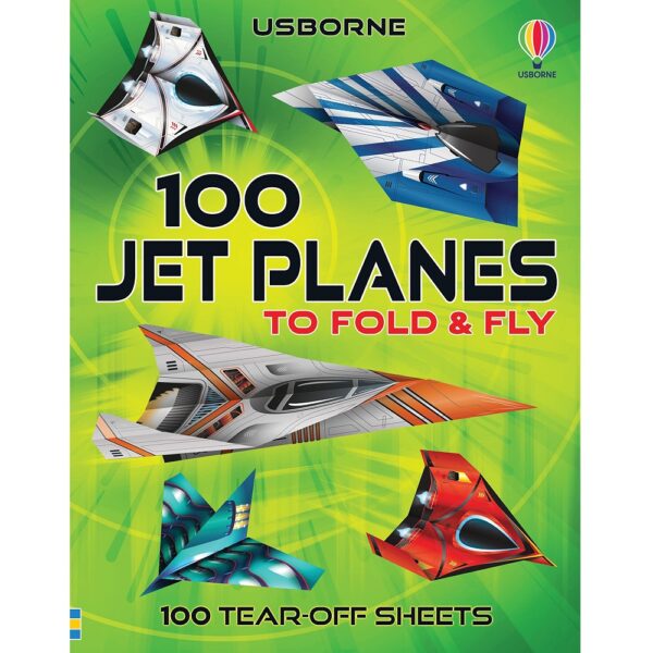 Usborne 100 Jet Planes to Fold & Fly - 100 tear-off sheets