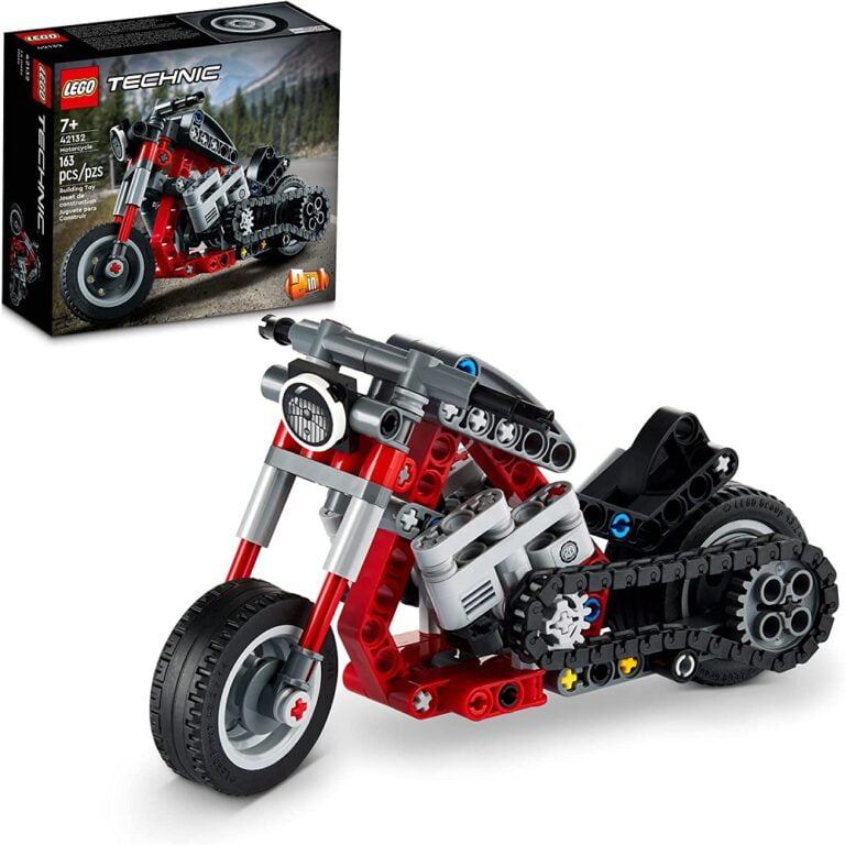 Lego Technic 42132 Motorcycle Building Kit for Age 7+ Years (163 Pieces ...