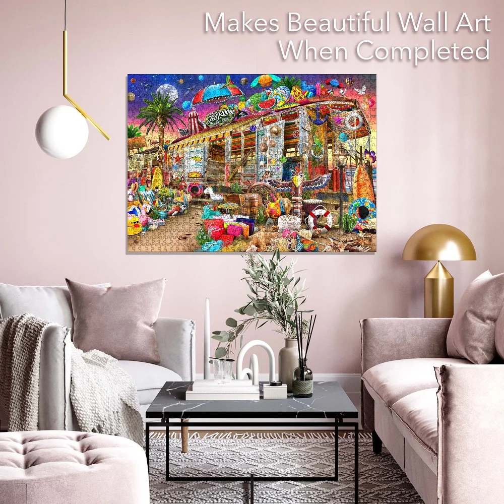 Brain Tree - Beach Fantasy Jigsaw Puzzle 1000 Pieces for Age 14+ Years - Image 2