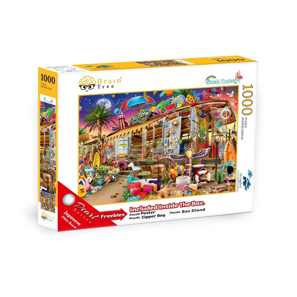 Brain Tree - Beach Fantasy Jigsaw Puzzle 1000 Pieces for Age 14+ Years - Image 3