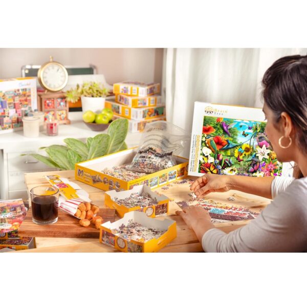 Brain Tree - Flower Garden Jigsaw Puzzle 1000 Pieces for Age 14+ Years - Image 4