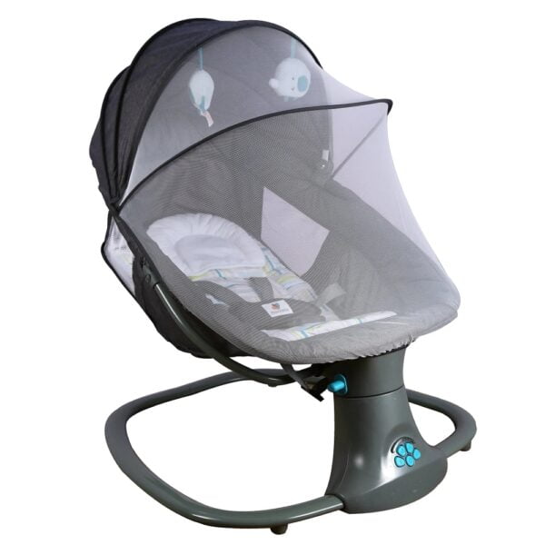 Mastela Deluxe Multi-Function Electronic Swing (Teal) 8105 for newborn - Image 3