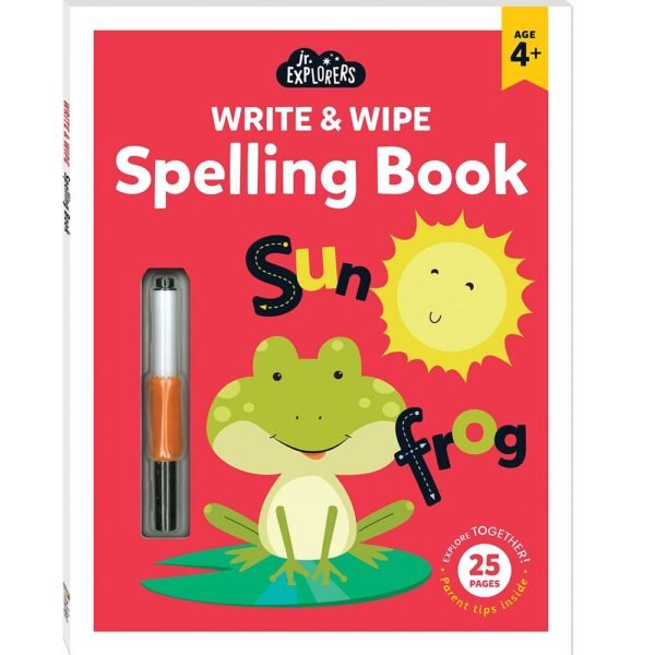 Junior Explorer Write and Wipe Spelling Book