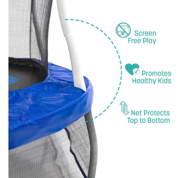 Skywalker Trampolines 5 feet Seaside Adventure Trampoline with Safety Enclosure (for age 3-7 Years) - Image 5