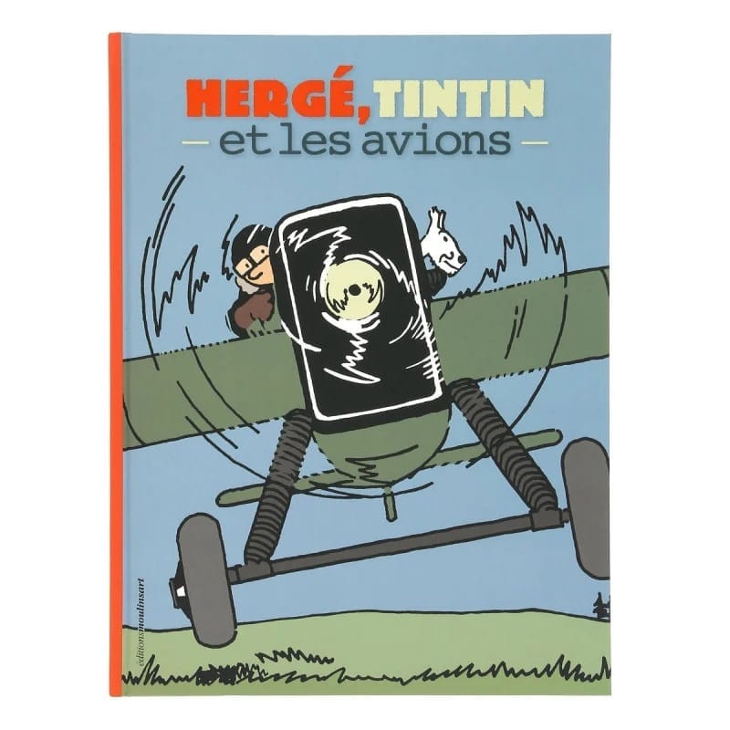 Tintin Book - Hergé, Tintin et les avions (French) - Maya Toys