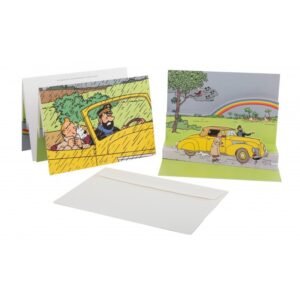 Tintin Pop-up Postcards Captain Haddocks Convertible
