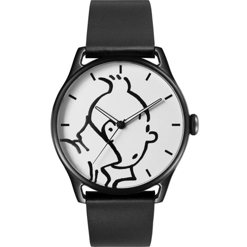 Tintin Watch - Classic Tintin Silver / Camel M - Maya Toys