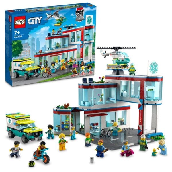 Lego City 60330 Hospital Building Kit for 7+ Years (816 Pieces)