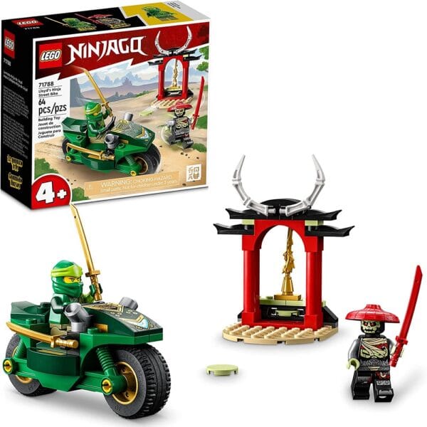 Lego Ninjago 71788 Lloyd's Ninja Street Bike Building Kit for 4+ Years (64 Pieces)