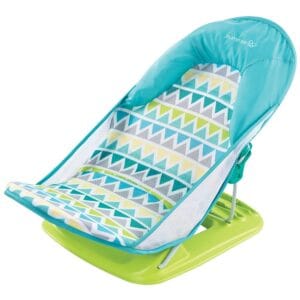 Summer Infant Deluxe Baby Bather -Triangle Stripes (from Birth+ to 9 months)