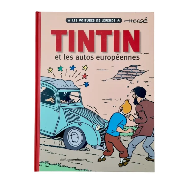 tintin and european car book herge