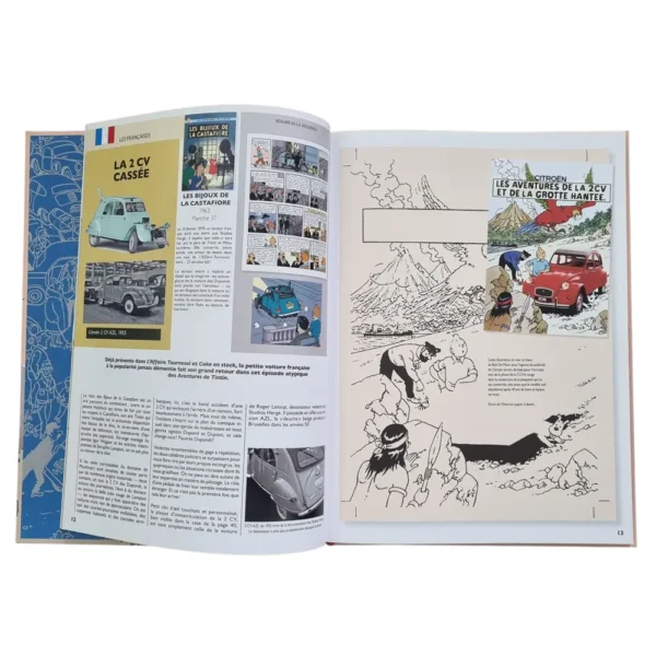 Tintin Book - Legendary Cars Herge - Tintin and European Cars (Hardcover, French) - Image 4