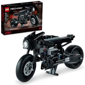 Lego Technic 42155 The Batman Batcycle Builing Set for 9+ Years (641 Pieces)