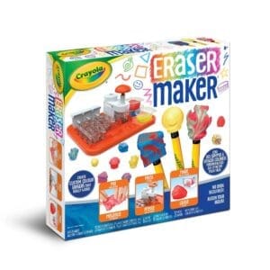 Crayola Eraser Maker DIY Craft Kit for Kids Age 8-11 Years