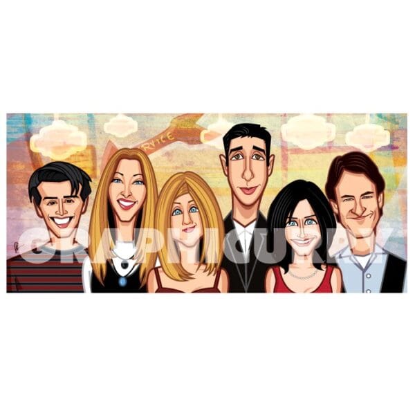 Tribute to Friends 2nd Edition Wall Art Laminate by Graphicurry