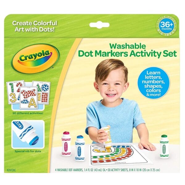Crayola Dot Markers Activity Set for Kids Age 3-6 years (Art and Craft)