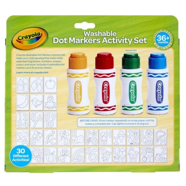 Crayola Dot Markers Activity Set for Kids Age 3-6 years (Art and Craft) - Image 4