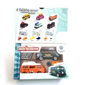 Majorette Diecast Volkswagen T1 & T3 - The Originals (set of 2) for 3+ Years