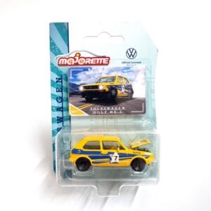 Majorette Diecast Volkswagen Golf MK1 (Yellow) Car Model for 3+ Years