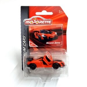 Majorette Diecast Mclaren Senna (Red) Car Model for 3+ Years