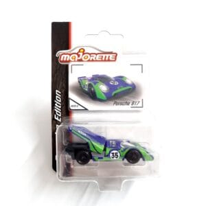 Majorette Diecast Porsche 917 (Green-Purple) Car Model for 3+ Years