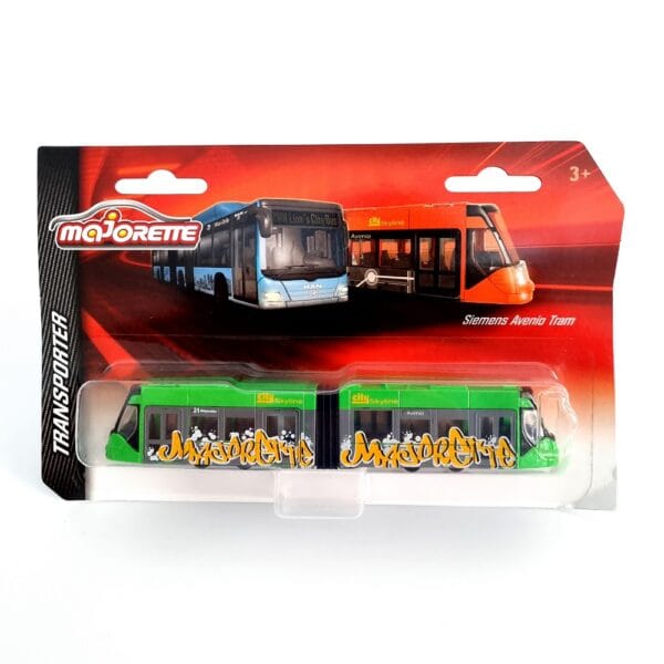 Majorette Transporter Siemens Avenio Tram for 3+ Years Diecast (Green)