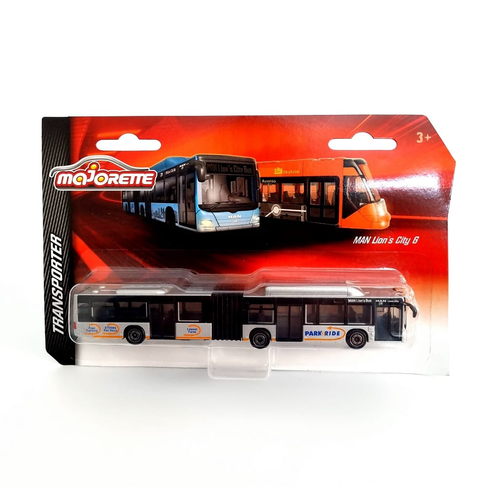 Majorette Transporter MAN Lion's City G for 3+ Years Diecast (Silver)