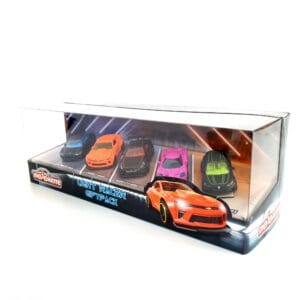 Majorette Light Racer Giftpack for 3+ Years (Contains 5 Car Models)