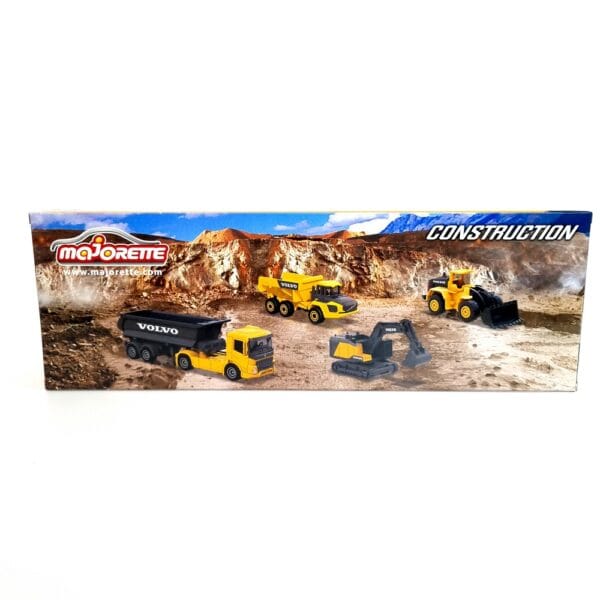 Majorette Volvo Construction Equipment Pack of 4 Models for 3+ Years - Image 3