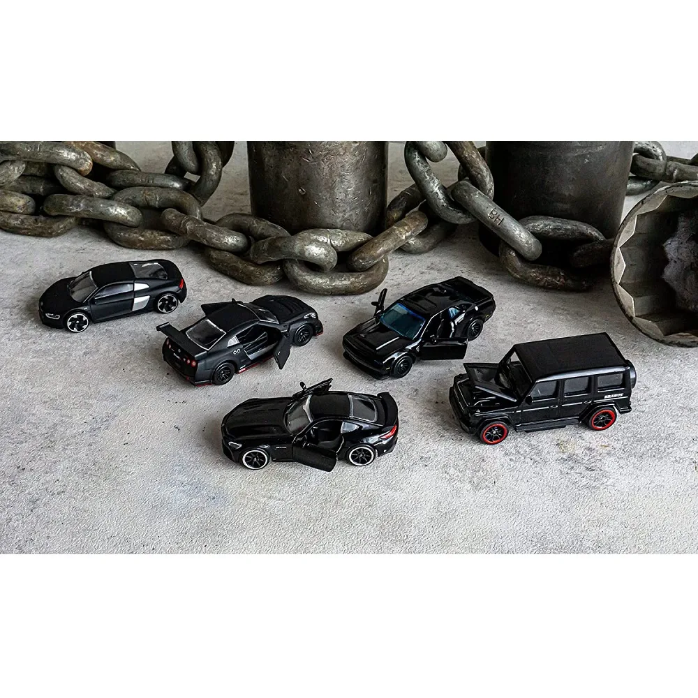 Majorette Black Edition Pack of 5 Car Models 1:64 Scale - Novelties - Collectors Edition - Image 5
