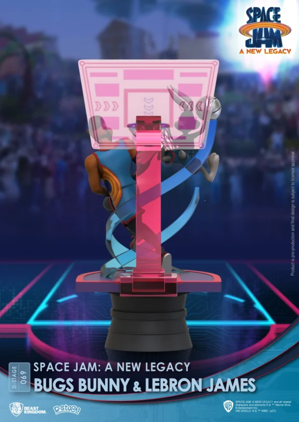 Beast Kingdom DS-069 Warner Bros. Space Jam A New Legacy: Bugs Bunny & Lebron James Diorama Stage D-Stage Figure Statue (Standard Version) - Image 3