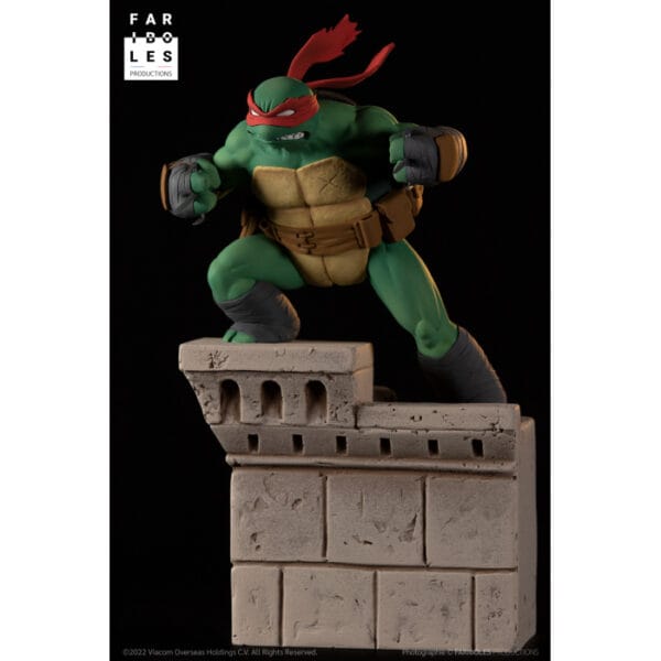 Teenage Mutant Ninja Turtle Raphael Resin Figure 30 cms by Fariboles France