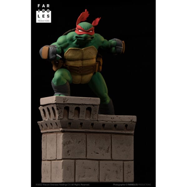 Teenage Mutant Ninja Turtle Raphael Resin Figure 30 cms by Fariboles France