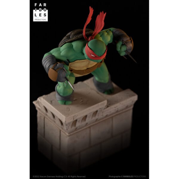 Teenage Mutant Ninja Turtle Raphael Resin Figure 30 cms by Fariboles France