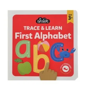 Junior Explorers: Trace & Learn First Alphabet (Board Book)