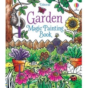 Usborne Magic Painting Book with Brush - Garden
