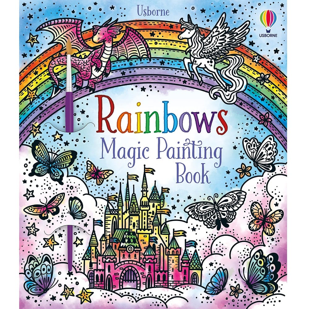 Usborne Magic Painting Book with Brush - Rainbow