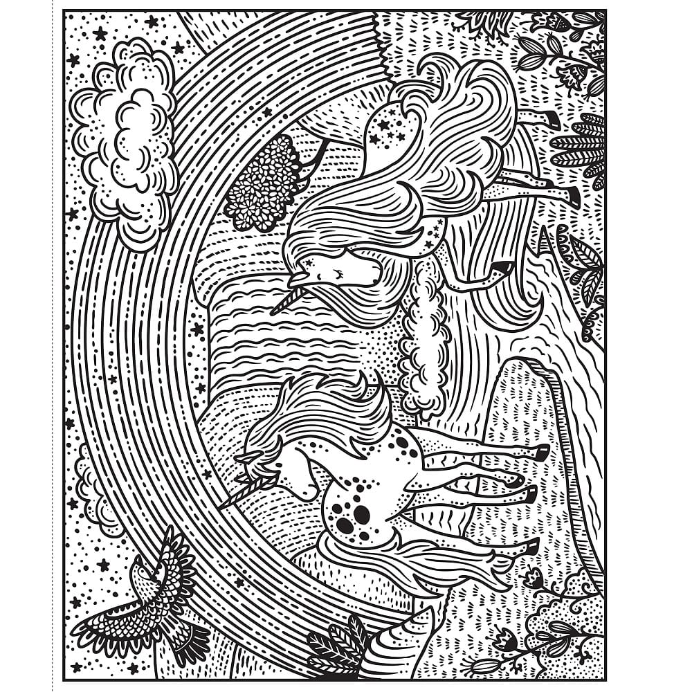 Usborne Magic Painting Book with Brush - Rainbow - Image 2