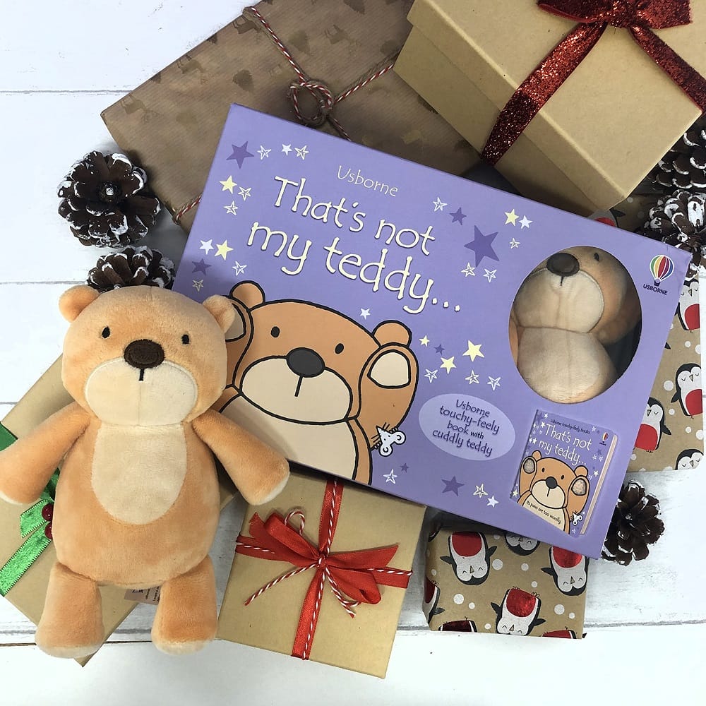 Usborne That?s Not My Teddy - Touch & Feel Book with Cuddy Teddy Stuffed Toy (Baby-2 Yrs) - Image 2
