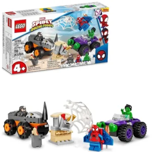 Lego Marvel 10782 Hulk Vs Rhino Truck Duel for 4+ Years
