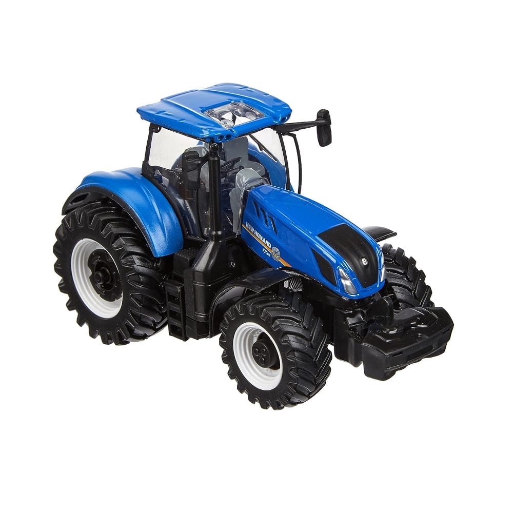 Bburago Farm New Holland Metal Diecast Tractor (Motorized with Moving Parts) - Image 2