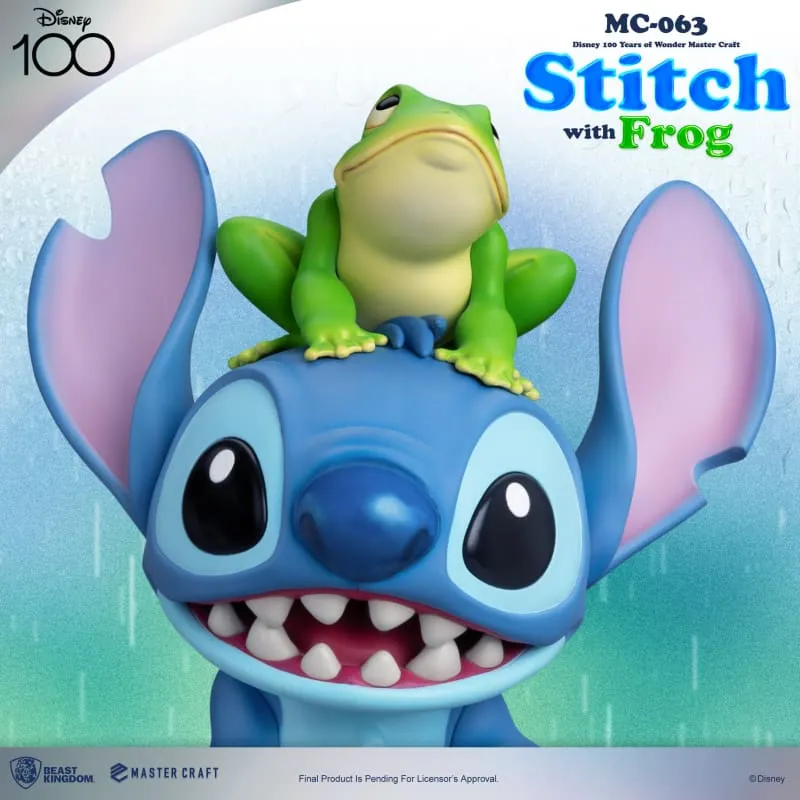 Disney 100 Years of Wonder Master Craft MC-063 Stitch with Frog